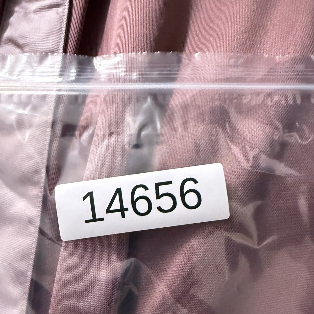 Nike Air Track Pants Womens XL Mauve Satin Trim Wide Leg Breakaway Snap Pants - Picture 12 of 12